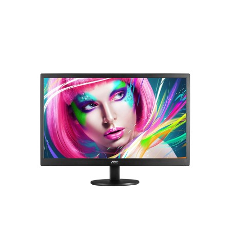 AOC E2270SWHN 21.5" (54.61 Cm) LED 1920 x 1080 Pixels Monitor with HDMI/VGA Port, Full HD, Wall Mountable, Black