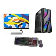 NXTGN Core i9 11th Generation Gaming PC (Core i9 Processor, 32GB Ram, 500GB SSD, 4TB Hard Drive, 4GB Graphic Card, WiFi/ 24" IPS Monitor/Keyboard Mouse) Window 11 ( Basic Software Installed ).