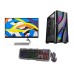 NXTGN Core i9 11th Generation Gaming PC (Core i9 Processor, 32GB Ram, 500GB SSD, 4TB Hard Drive, 4GB Graphic Card, WiFi/ 24" IPS Monitor/Keyboard Mouse) Window 11 ( Basic Software Installed ).