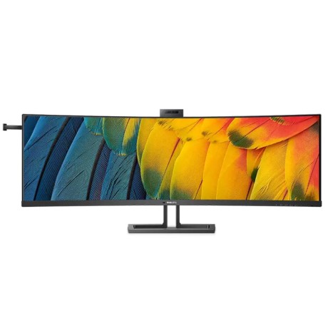 PHILIPS 45B1U6900CH 44.5" SuperWide Curved LCD Monitor with USB-C, 5120 x 1440 Pixels Dual QHD, LED Backlight, Adaptive-Sync, 4ms Response Rate | HDMI, USB-C & Display Port Connectivity, Energy Star 8.0 (Black