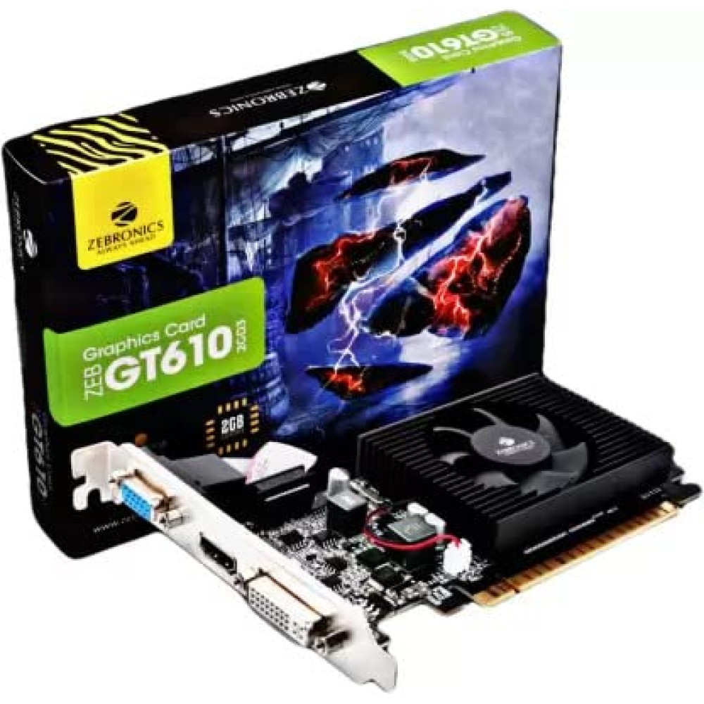 ZEBRONICS NVIDIA ZEB-GT610 2 GB DDR3 Graphics Card 